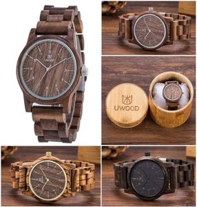 Watch Uwood Man Wooden Bracelet Japanese Fashion Quartz Men 2020184i3583356