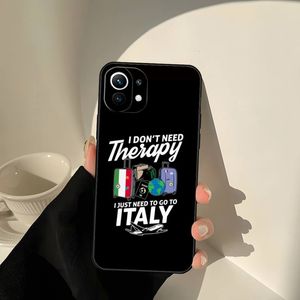 Flag Italy Phone Case For Redmi 10T 9S 8T 7 5A 5 4 Note 10 9 8 11 6 Pro Shell Cover High Quality Mobile Phone Bag