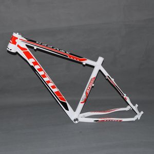 MTB Cykelram Ultralätt aluminiumlegering Mountain Bike Frame 27.5 '' avsmalnande huvudrör 44/56 Aluminium Frame MTB 27.5 tum