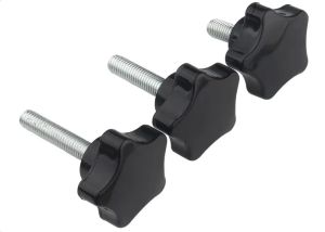 5/10pcs forma de forma de forma de estrela alça de parafuso de parafuso de parafuso de baquelite para parafuso de aperto mannble para a indústria de aço de plástico25#m4/m5/m6