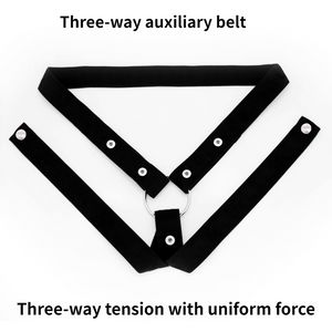 Hanging Ring Male Chastity Lock Auxiliary Belt Elastic Belt Binding Sex Fixed Chastity CB Lock Accessories with Elastic Sex Toys