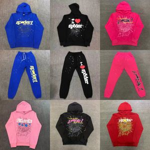 Designer mens and womens hoodes spider hoodie young thug sp5der hoodies womens sweatshirts pants web printed 55555 graphic y2k hoodies