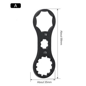 Cykelgaffel axelgreknyckelfrontgaffel reparationsverktyg för SUNTOUR XCR XCT XCM RST 8/12T 27/28mm Front Fork Borttagningsverktyg