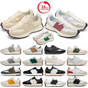 New 327 designer running shoes men women 327s Sea Salt vintage beige brown suede grey blue yellow orange men trainers sports sneaker