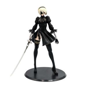 28CM Anime Game NieR Automata 2b YoRHa No2 Type B Action Figure PVC Collection Model Toys Brinquedos Q06211901642