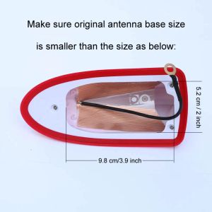 Opel Mokka Universal Waterproof Shark Fin Antenna Special Auto Car Radio Aerial FM/AM Stronger Signal Piano Paint