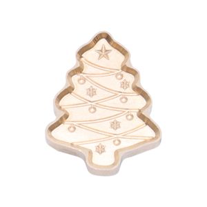 Christmas Tree Wax Sealing Stamps Copper Head DIY Craft Candy Gift Box Lantern Bell Sealing Wax Stamp For Postcard Decoration