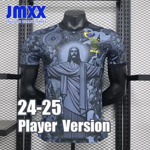 JMXX 24-25 Brasil Special Soccer Jerseys Mens uniformes Jersey Man Camisa de futebol 2024 2025 versão do jogador