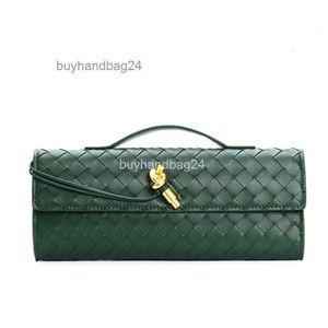 Debriyaj çantası bottgas aniamo venetas uzun çanta bayan çanta yüksek sınıf deri çok yönlü crossbody kadınlar büyük kapasiteli elmas örgü koltuk altı koltuk