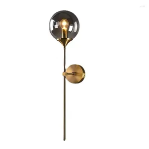 Wall Lamp Nordic Modern Beside Bedroom Glass Ball LED Lights Fixtures Lighting Bathroom Mirror Stair Light