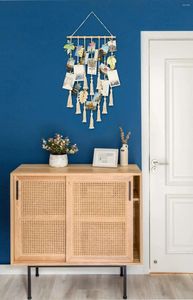 Tapisserier vävd dekorativ förvaringsvägg matta norra europeiska hempo hängande rack manual tapestry varm och mjuk syn