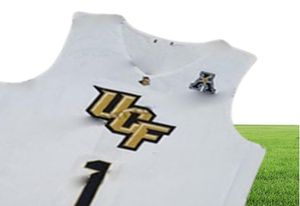 Anpassad UCF Knights College Basketball Any Name Number Gold White Black 1 BJ 24 Tacko Fall 3 Dre Fuller JR 2019 Jersey6934762