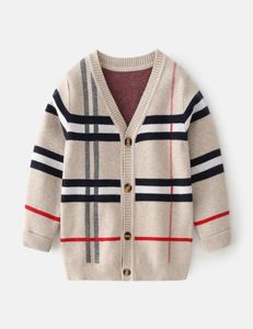 Pojkar cardigan tröja mode barn kappa casual våren baby skola kläder barn tröja spädbarnskläder ytterkläder2045790