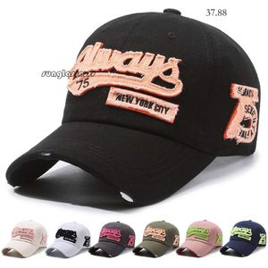 Designer Hat American Style w trudnej sytuacji baseballowej mody, umyjana czapka dżinsowa na zewnątrz, twarz mężczyzn i kobiet Odsłaniająca mały kapelusz