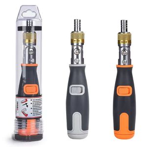 XMSJ 10 in 1 Screwdriver Sets Hand Tool Angle Ratchet Corner Screwdriver Sets Multi-functional Screw drivers With Bits