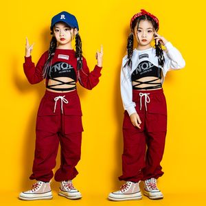 Kinder Jazz Tanz Kostüm Hip Hop Kleidung für Mädchen