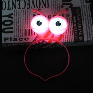 Party Decoration LED Big Burst Eye Headband Fun Alien Hairband For Cosplay Dress Up Head Band Kids Adult Gifts Toys Christmas