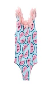 Toddler Infant Baby Girls Watermelon Swimsuit Swimwear Swimming Bikini OnePiece Bodysuit Swimwears for 04Years Girl 20202852418