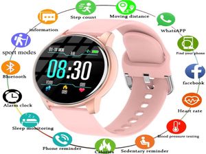 Kvinnor Smart Watch Armbands RealTime Weather Prognos Activity Tracker Heart Monitor Sports Ladies Men For Android IOS3743231