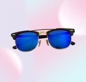 Neue Top -Quality -Club -Sonnenbrille Herren Womens Brand Designer UV400 Master Gläses Klassische Sonnenbrille Fahren halbfreie RD3816 SQ2217555