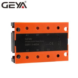 Geya GSR1-3 Fase Solid State Relay DC para CA SSR trifásico 10A 25A 40A 60A 80A 100A 120A 150A 200A
