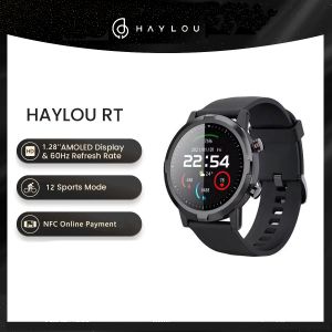 時計haylou rtスマートウォッチメン1.28inch防水スポーツフィットネス心拍数Xiaomi Huaweiのスマートウォッチマン