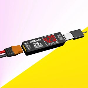 Aokoda pd3.0qc3.0 Schneller Ladegerät Stromwandler Lipo Battery XT60 zum USB -Adapter für Smartphone Tablet PC Telefon DIY -Teil