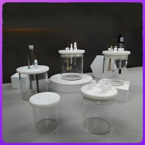 Lab Electrolytic Cell Tank Five Ports Three Electrodes Two Air Holes System Non-sealed Electrolytic Cell 30-1000ml