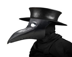 New plague doctor masks Beak Doctor Mask Long Nose Cosplay Fancy Mask Gothic Retro Rock Leather Halloween beak Mask267v3039354