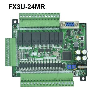 ПЛК промышленная плата управления FX3U-24MR/24MT 6AD 2DA с высокоскоростным аналоговым программным контроллером базовой оболочки 485 RTC DC24V