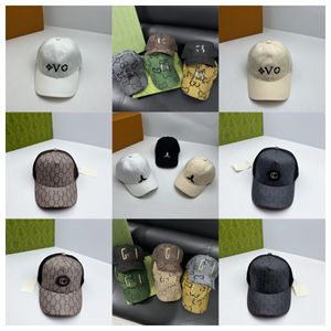 Ball Caps Baseball Cap Designer Hat Men Women Women Cap Luxury Designer G V P F B буквы Комбинированный рисунок высококачественный 43 цвета Мужчина повседневная защита солнца Солнце Шляпа Шляпа