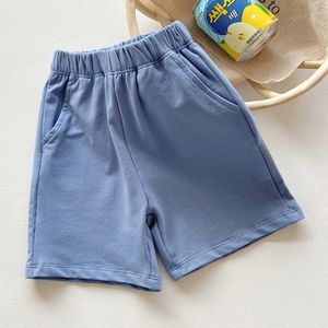 1-7 anni Girls Sports Shorts Shorts Shorts Boy Casual Solid Baby Shorts Pantaloni Short Shorts Shorts Shorts Bash Boy Clothes