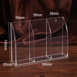 Acrylic Remote Control Storage Box Wall Hanging Makeup Cosmetic Stationery Pen Holder Case Box Desk Organizer Home Organization