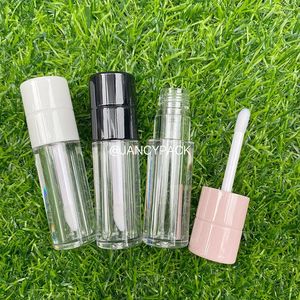 Storage Bottles 4ml Cute Shape Pink Empty Lip Gloss Tube Plastic Refillable Liquid Lipstick Container DIY Cosmetics