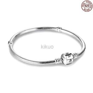 Armreifen hochwertiges Armband 925 Sterling Silber Buchstabenschnallen Armband geeignet für die Gestaltung originaler Charmeperlen als Dely Geschenke 24411