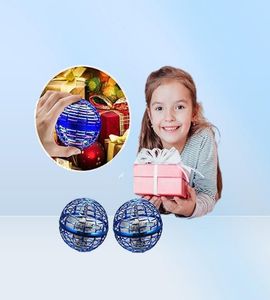 Magic Balls Flying Ball Toys Orb Ręcznie kontrolowane spinnerów z RGB Lights Mini Drony Boomerang Neba Hoverball Toy Safe For O Ammtd1643395