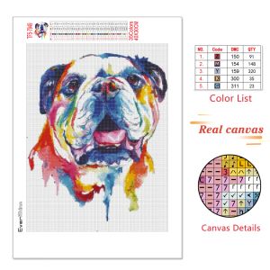 Evershine Diamond Art Painting Kits Dog Picture Rhinestone 5D Diamond Embroidery Animal Cross Stitch Mosaic Crafts Child Hobby