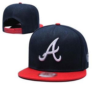 Hela märket Braves A Letter Baseball Caps Bone Snapback Hats Spring Cotton Cap Hip Hop For Men Women Summer H229605737