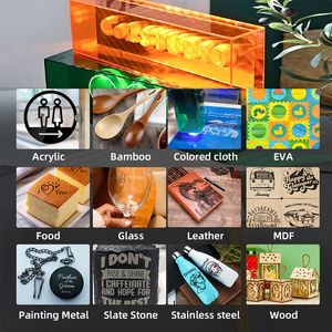 50W Laser Engraver Module Kit Diode Laser Head Air Assist Wood Printer Mdf Marking Metal optical 5.5w