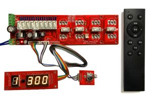 Nvarcher HIFI Relay Volume Panel Remote With Input Switching Controller Display