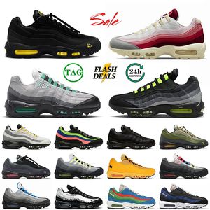 Top Fashion Women Mens 95 Running Shoes 95s Aegean Storm Pink Beam Anatomy Triple White Black Anatomy Yellow Neon Dark Army Runners Sports OG GAI Platform Sneakers