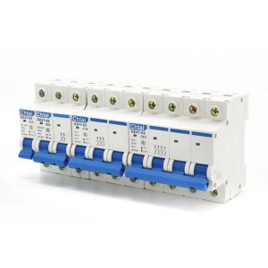 Dz47-63 1p 2p 3p 4p 63a concha transparente 6ka mcb ar single switch de pólo de baixa tensão Mini circuito de disjuntor preço barato