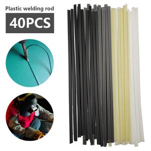 40pcs 200mm Welding Rods Plastic Welding Strips PP/PVC/PE/ABS Soldering Sticks Multi-color Welding Solde Set for Welder Welding