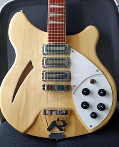 12 strängar gitarrmodell 370 MAPLEGLO 1994 Rick Vintage Toaster Pickups Electric Guitars Semi Hollow Body Natural Rosewood Triangle5261324