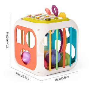 Montessori Toy Baby Activity Kambe Bloki Sortowanie gniazdowania gry fortepianowej Wczesna edukacyjna zabawki dla niemowląt 13 24 miesiące prezent