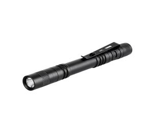 whole XPE Led Flashlights Outdoor Pocket Portable Torch Lamp 1 Mode 300LM Pen Light Waterproof Penlight with Pen Clip9786124