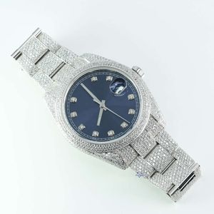 Luxury Looking Fully Watch Iced Out For Men woman Top craftsmanship Unique And Expensive Mosang diamond Watchs For Hip Hop Industrial luxurious 48788