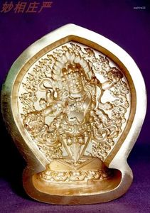 Decorative Figurines Wrath Lotus Master Vajra Puba Annihilates All Enemies LC-0571-11/4.5/3.7cm Tsatsa Mold Production Period Is More Than 2