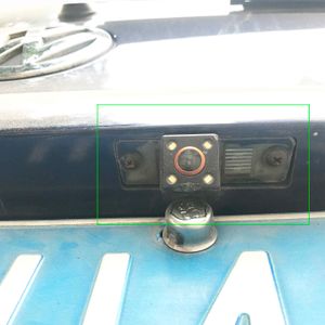 Câmera de vista traseira do olho de peixe vkauto para VW Caddy II Van Touring 2004 ~ 2014 HD Câmera de backup de estacionamento reverso AHD CVBS