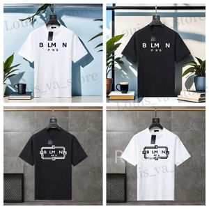 Herren T-Shirts Sommer Herren T-Shirt Designer T-Shirt Luxury Flocked Letter T-Shirt Classic Fashion Grn Damen Kurzerbringer lässig Cotton Kurzer-T-Shirt Top T240411